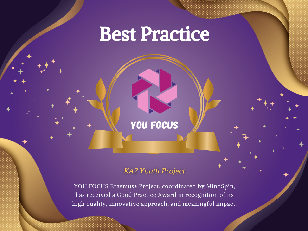 Read more about the article YOU FOCUS Wins Good Practice Award!